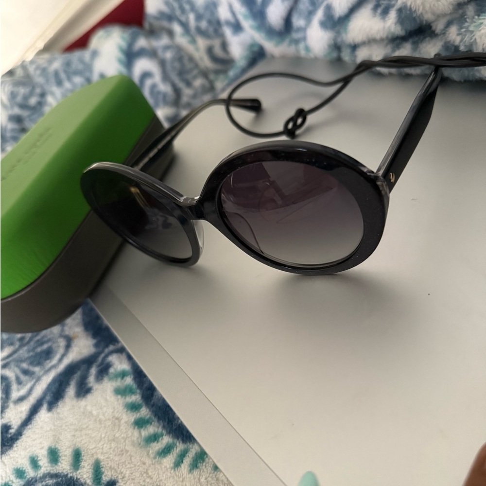 Kate Spade Black Round Sunglasses